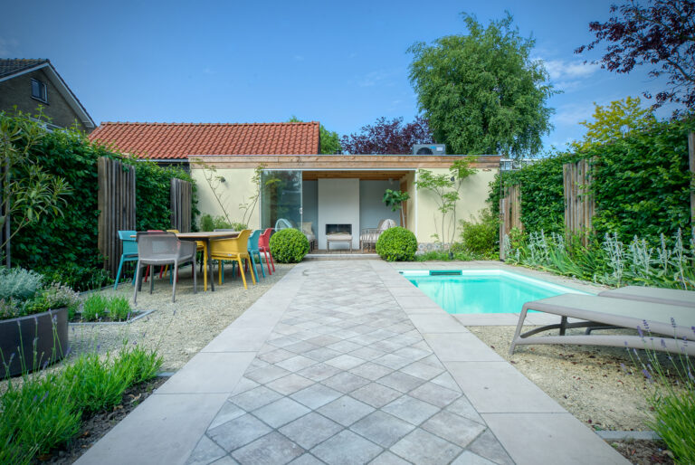 Kleurrijke Mediterrane tuin